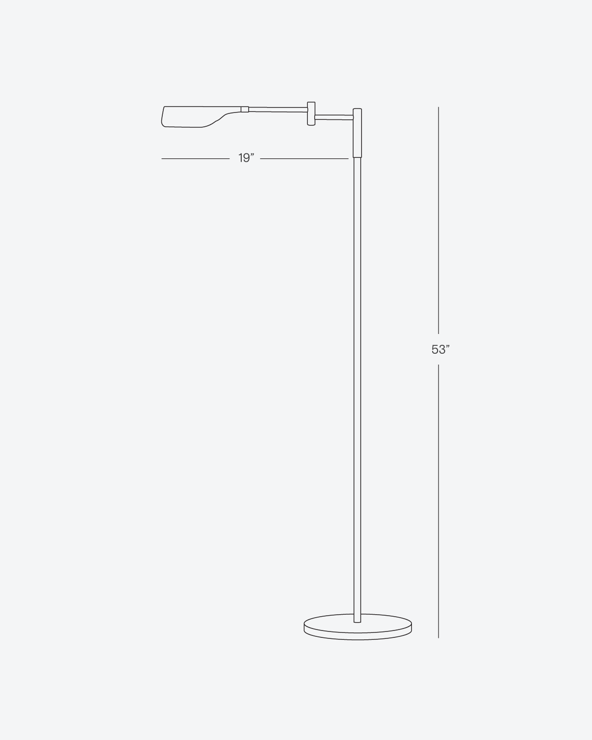 Vloerlamp LED Blad Design Minimalistisch 135cm Dimbaar Metaal | Restfield
