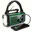 Noodradio met Zonnepaneel & Handcrank – AM/FM/NOAA Radio, Powerbank & Zaklamp | Restfield