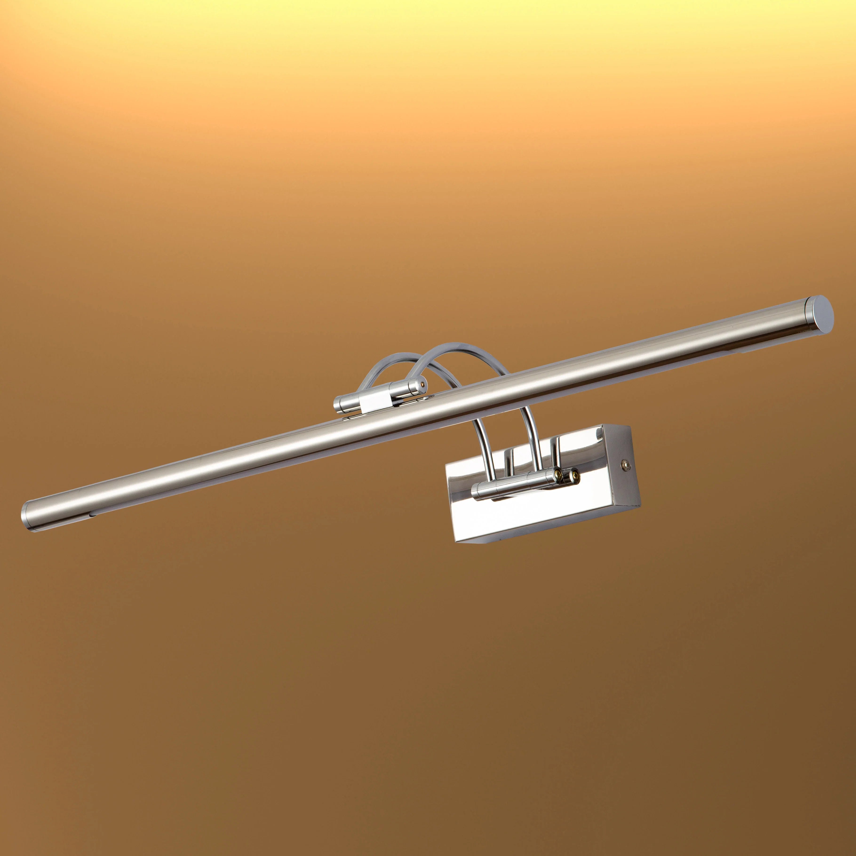 Spiegellamp LED Warm Wit 3000K 8W 64cm Goud Nikkel Messing Chroom Schilderijlamp Wandlamp