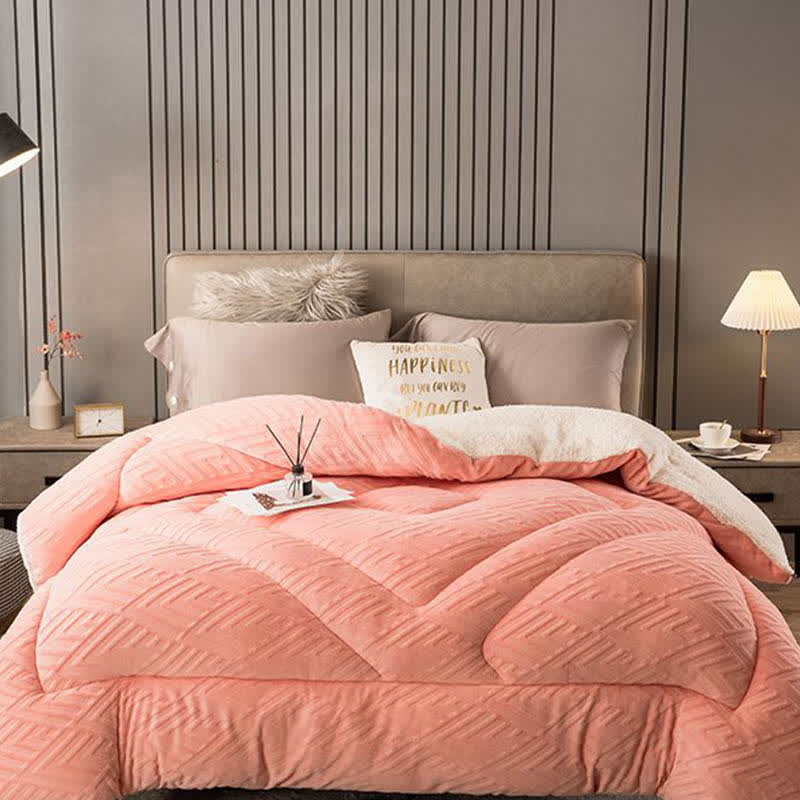 Dikke Sherpa Winterdeken met Quiltkern – Extra Warm, Zacht & Fluffy | Restfield