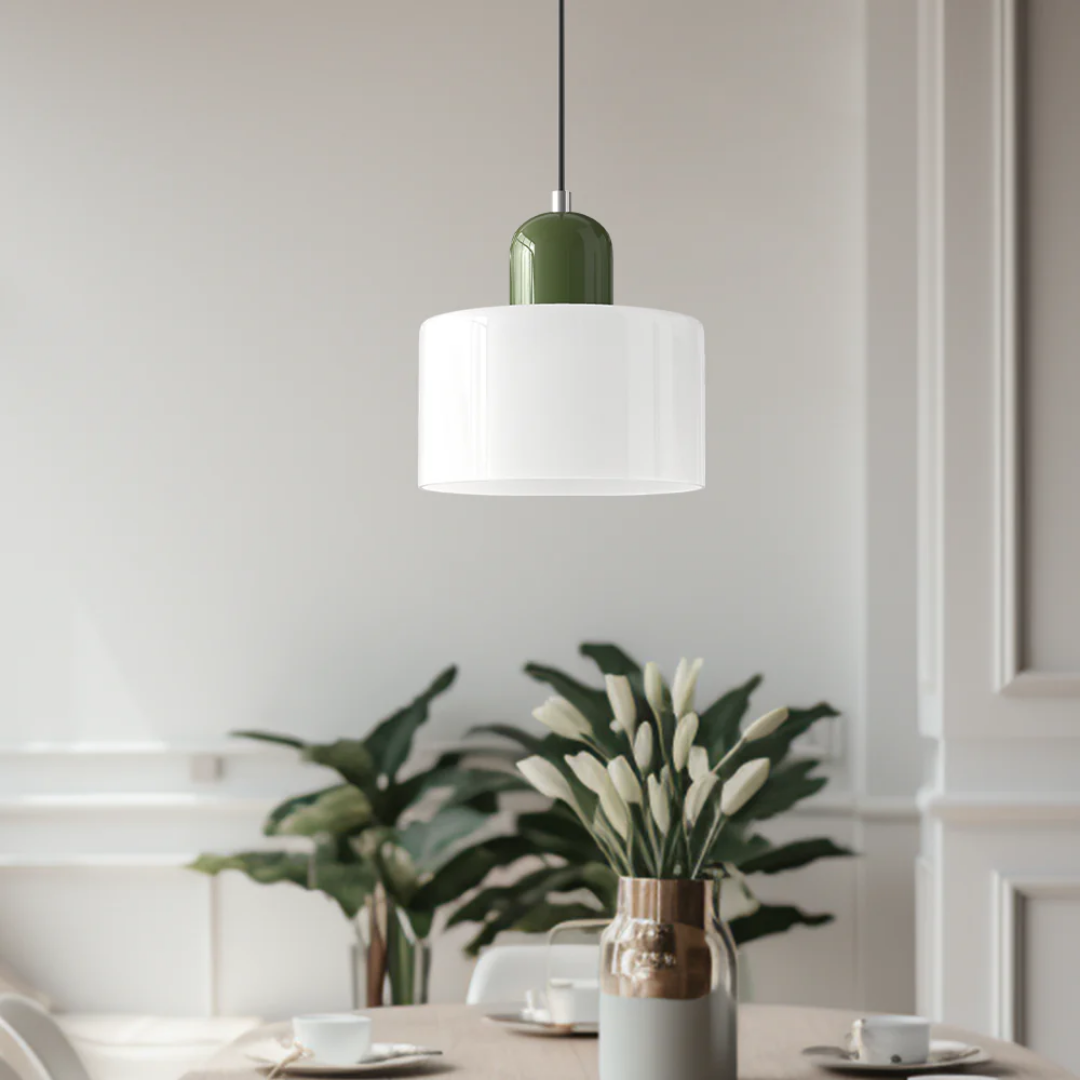 Restfield | Lismeno Retro Hanglamp – Glazen Hanglamp met Warm Licht voor Eettafel, Keuken & Woonkamer
