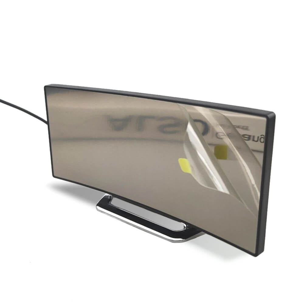 Moderne gebogen led wekkerklok met dimbare digitale display en snoozefunctie voor slaapkamer en bureau | Restfield