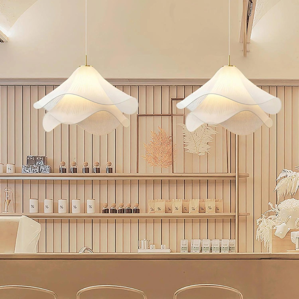 Hanglamp Japandi Stof Rond Scandinavisch Design E27 40-80cm Warm Licht | Restfield