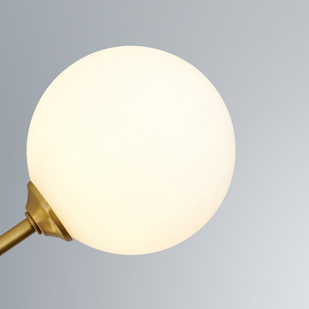 Hanglamp Glas Bollen Modern Zwart Koper 6/8-Lichts G9 Verlichting | Restfield