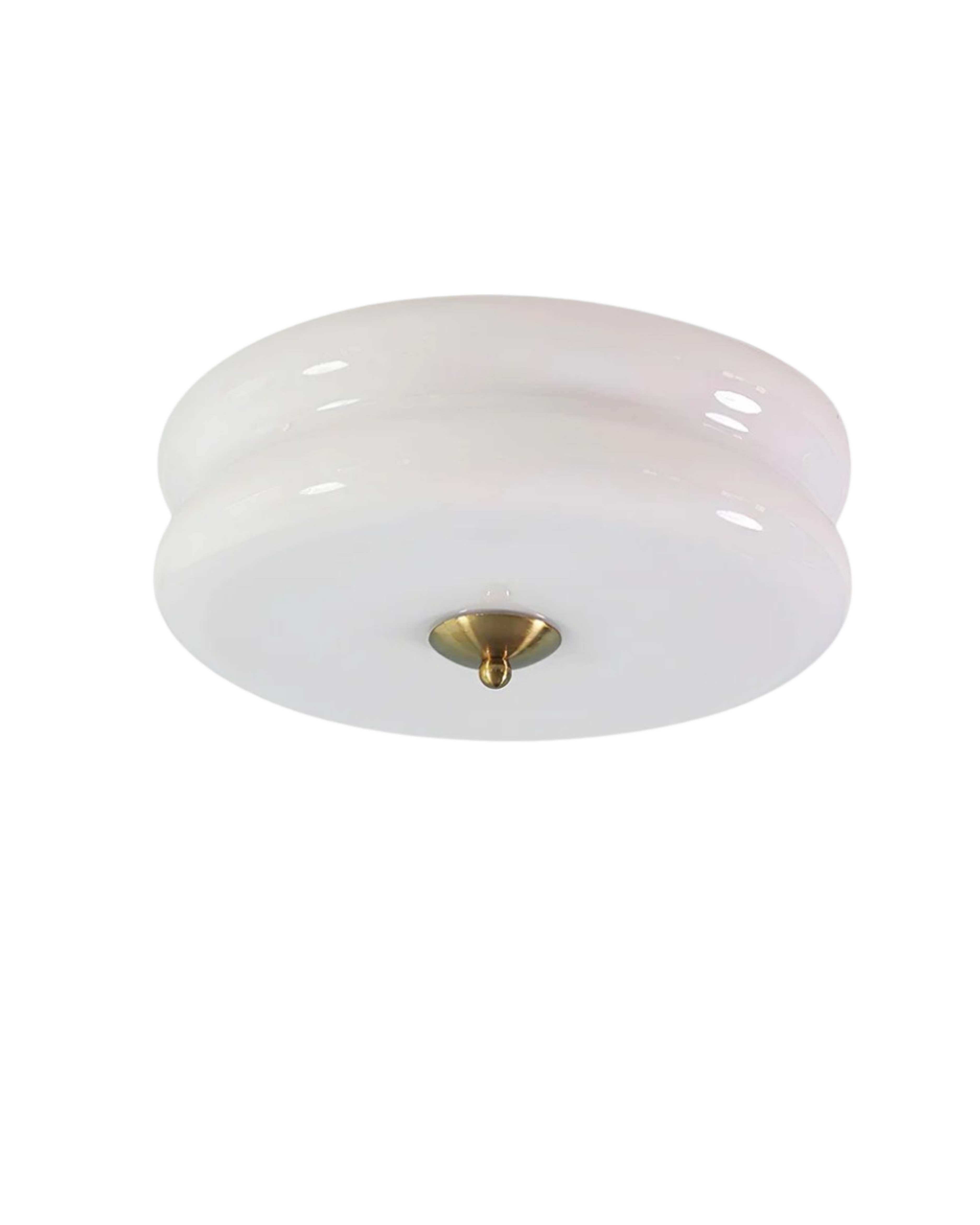 Art Deco Plafondlamp In Beige Met Chroom Accent En Warme Sfeerverlichting | Restfield