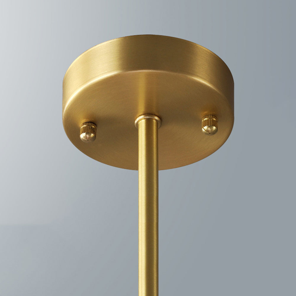 Hanglamp Glas Bollen Modern Zwart Koper 6/8-Lichts G9 Verlichting | Restfield