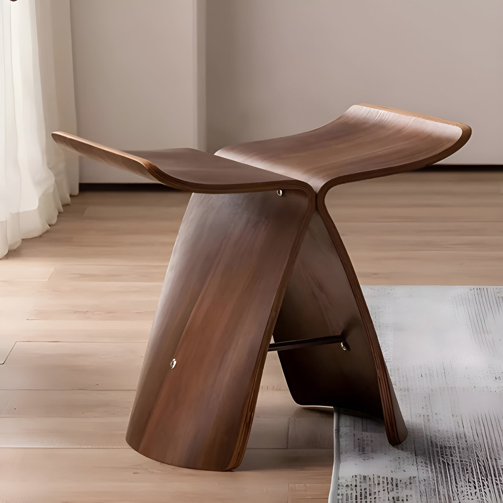 Houten Krukje Massief Hout – Design Bijzettafel & Nachttafeltje | Restfield