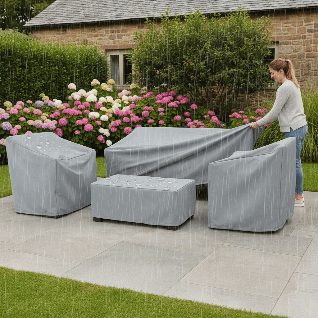 Tuinmeubelhoes Allweather – Waterdicht & UV-Bestendig voor Buitenmeubels | Restfield