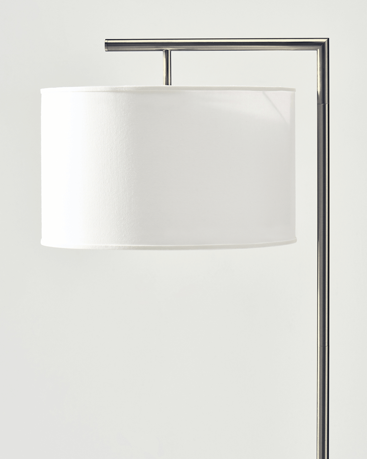 Vloerlamp Modern Met Stoffen Kap 152cm LED Zwart Messing Nikkel | Restfield