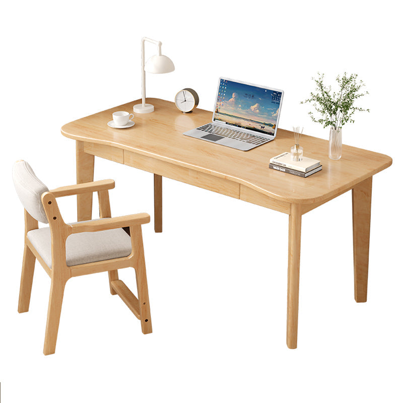 Massief Rubberhouten Bureau met 2 Lades – Compact Studie en Thuiswerk Bureau 100 of 120 cm | Restfield
