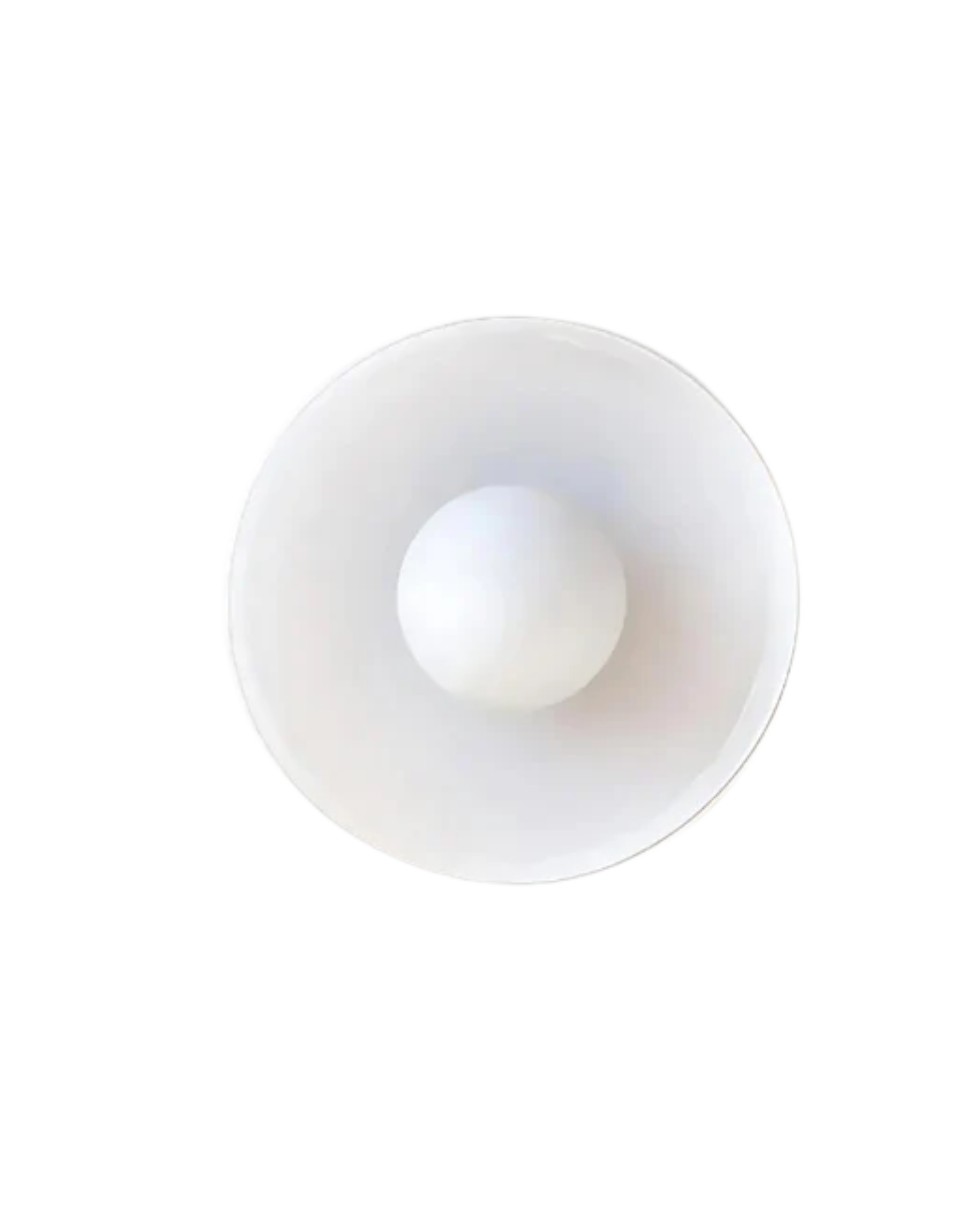 Moderne ronde plafondlamp van glas en ijzer – minimalistische designlamp voor woonkamer en slaapkamer met warme lichtkleur | Restfield