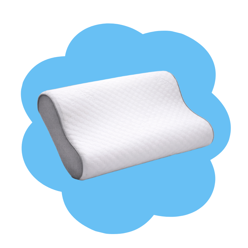 Restfield | Wave Nekkussen – Memory Foam – Voor Rug- en Zijslapers