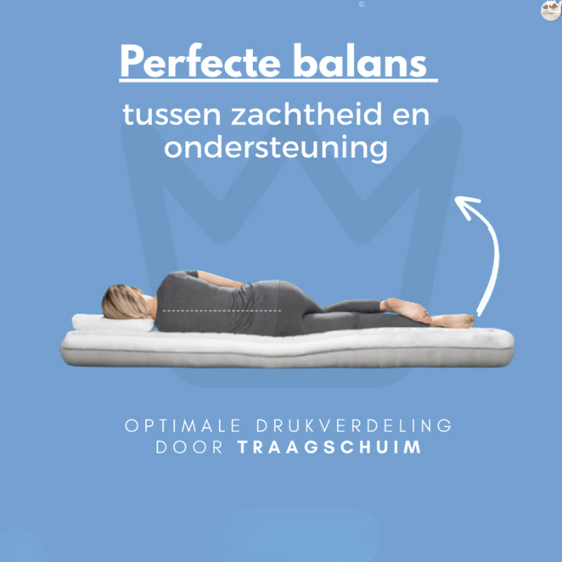 Restfield | Traagschuim Matrastopper – 12 cm – Bamboe Tijk