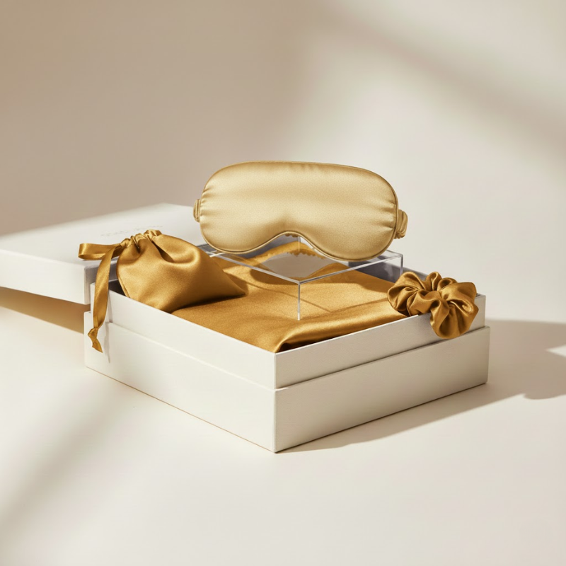 Restfield | Sleep Ritual Set – Oogmasker, Kussensloop & Haaraccessoires