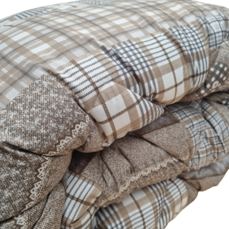 Restfield | 2-in-1 Dekbed Zonder Overtrek – Beige Taupe – All Season