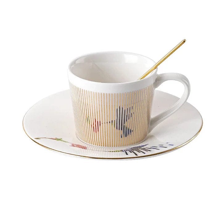 Koffiekop Met Spiegel Reflectie Schotel Keramiek Design Set | Restfield