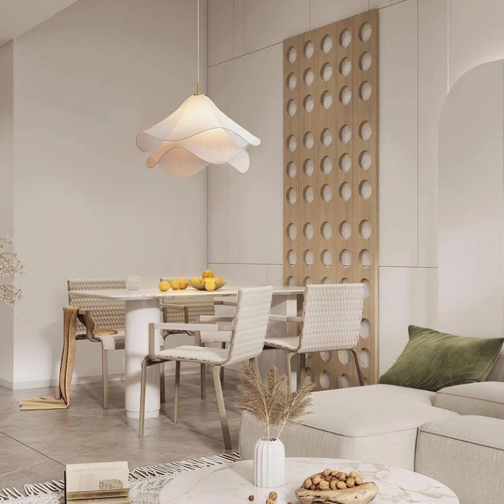 Hanglamp Japandi Stof Rond Scandinavisch Design E27 40-80cm Warm Licht | Restfield