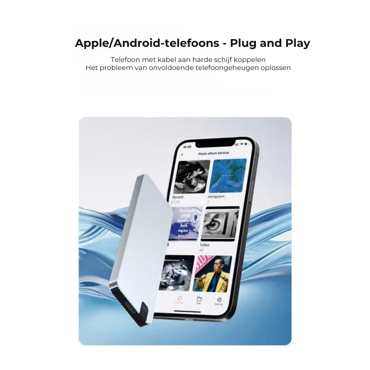 500GB USB Stick Externe Opslag Hoge Snelheid USB 3.0 Voor iPhone Android PC Mac Laptop Met Opvouwbaar Ontwerp En Compacte Draagbare Behuizing | Restfield