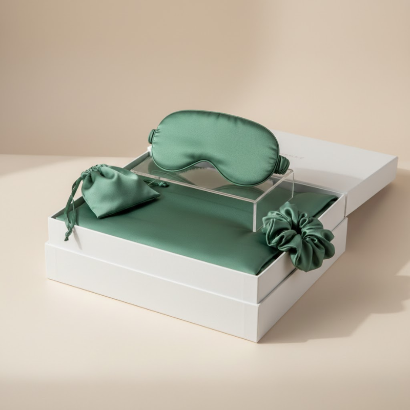 Restfield | Sleep Ritual Set – Oogmasker, Kussensloop & Haaraccessoires