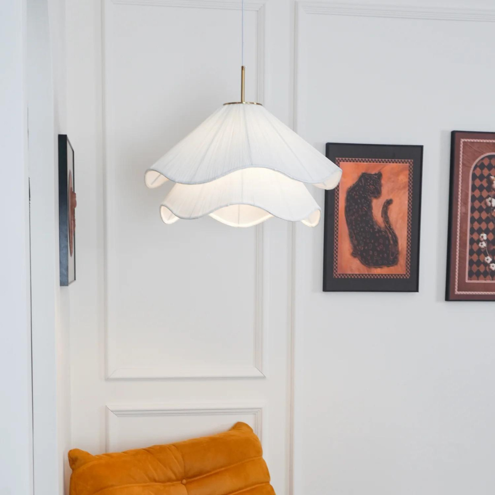 Hanglamp Japandi Stof Rond Scandinavisch Design E27 40-80cm Warm Licht | Restfield