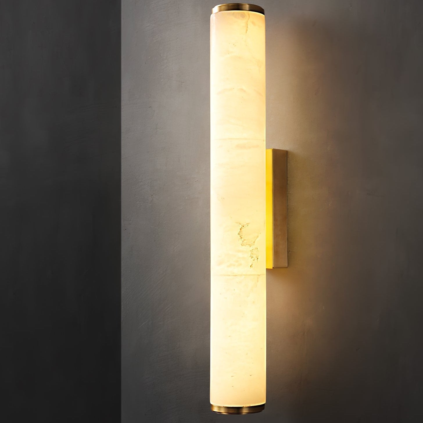 Wandlamp Marmerlook Koper LED 1 Licht Minimalistisch Modern Design