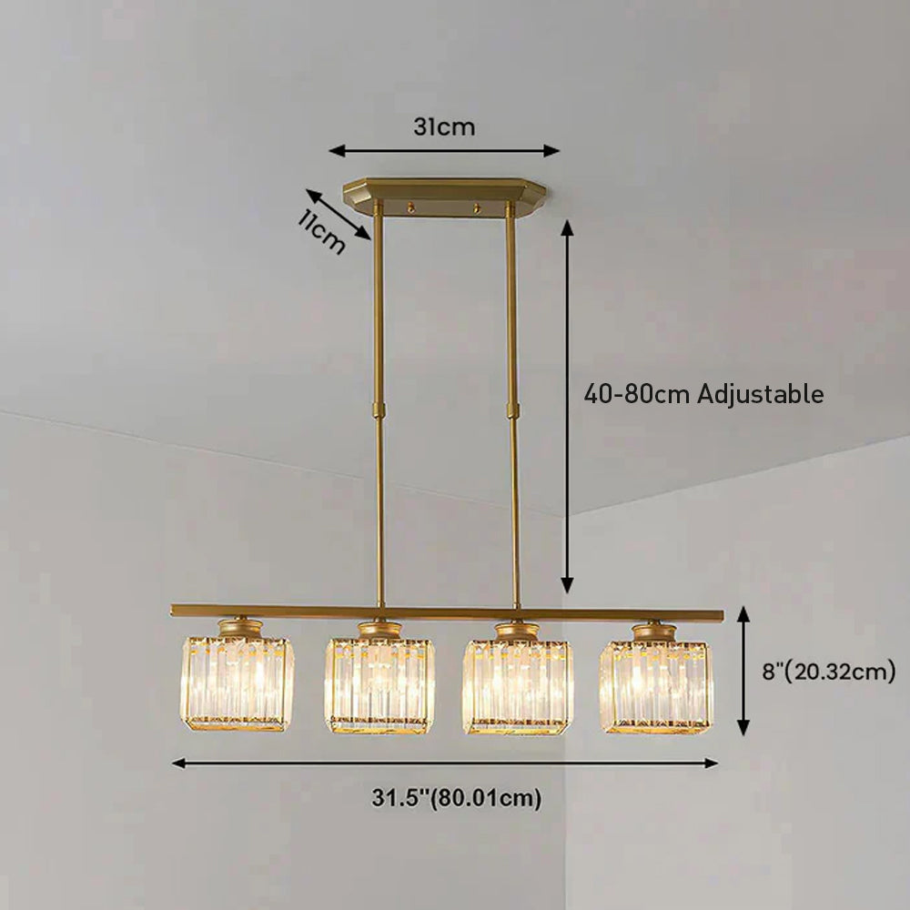 Hanglamp Eettafel Glas Zwart Goud 3 Of 4 Lichts E27 Modern | Restfield