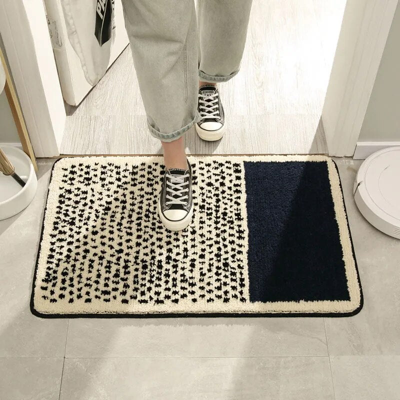 Luxe antislip badmat met abstract design voor moderne badkamers | Restfield