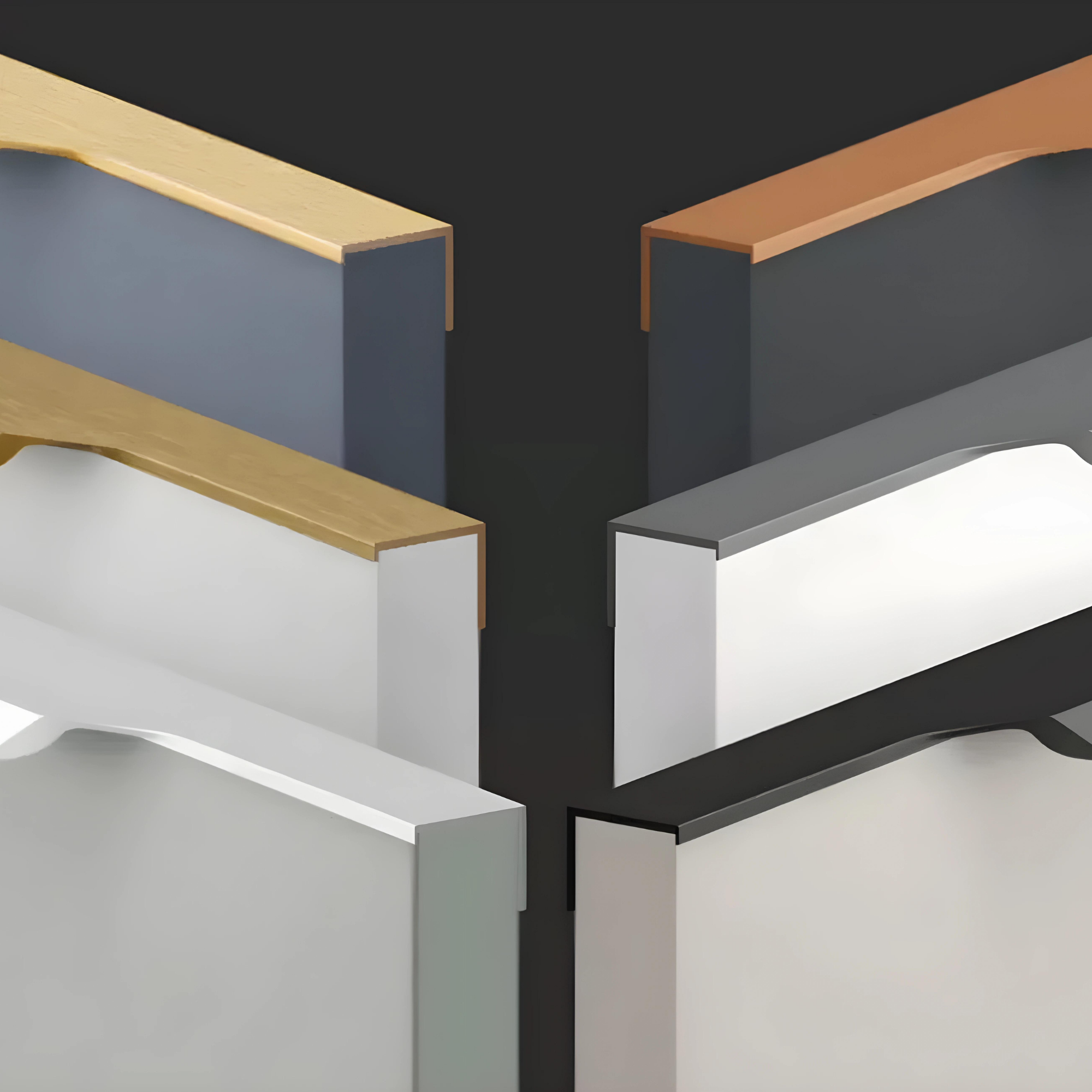 Verborgen Greeploze Kastgreep Met Hoekprofiel En Anti-Fingerprint Afwerking | Restfield