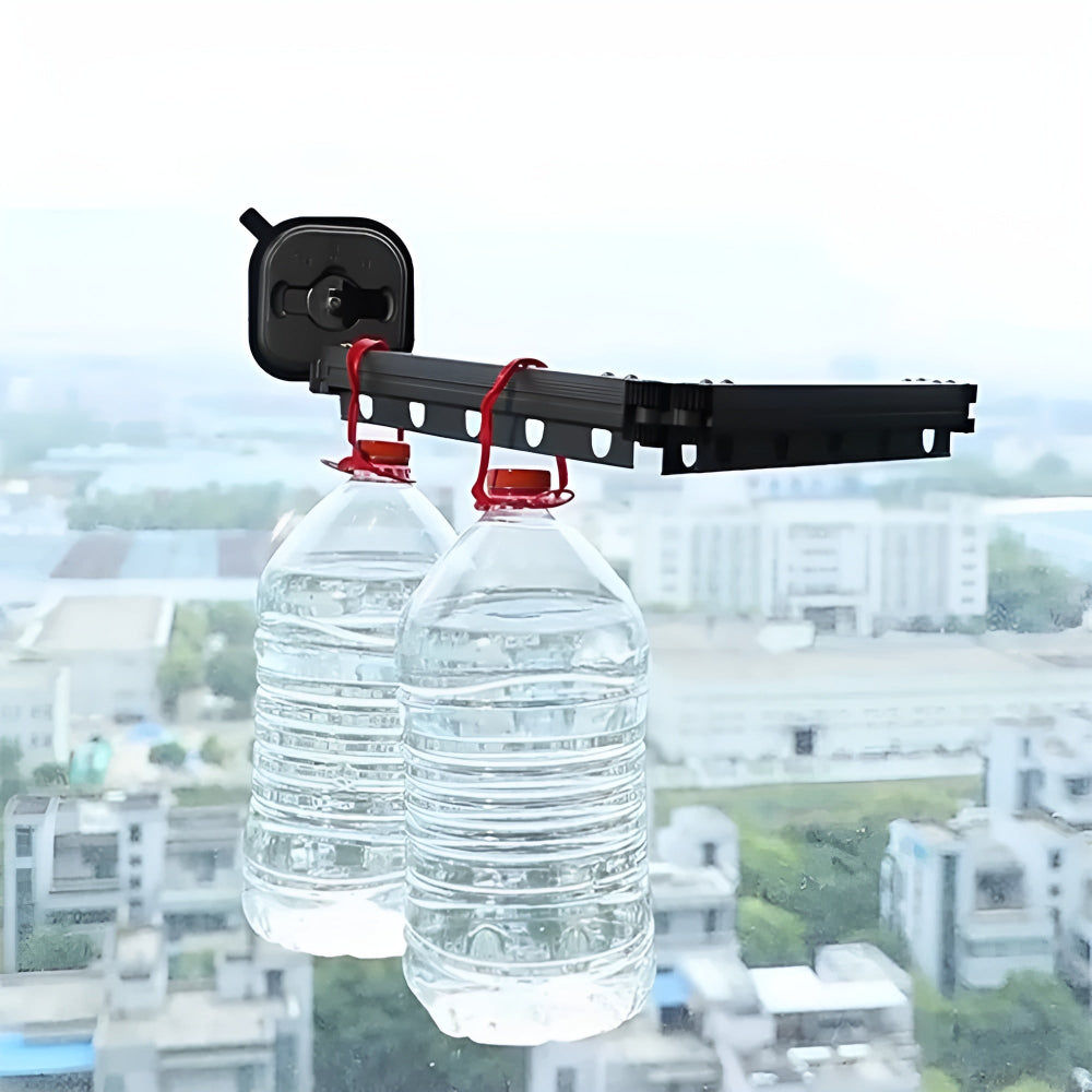 Wand Kledingrek Aluminium Uitschuifbaar Inklapbaar Zonder Boren | Restfield