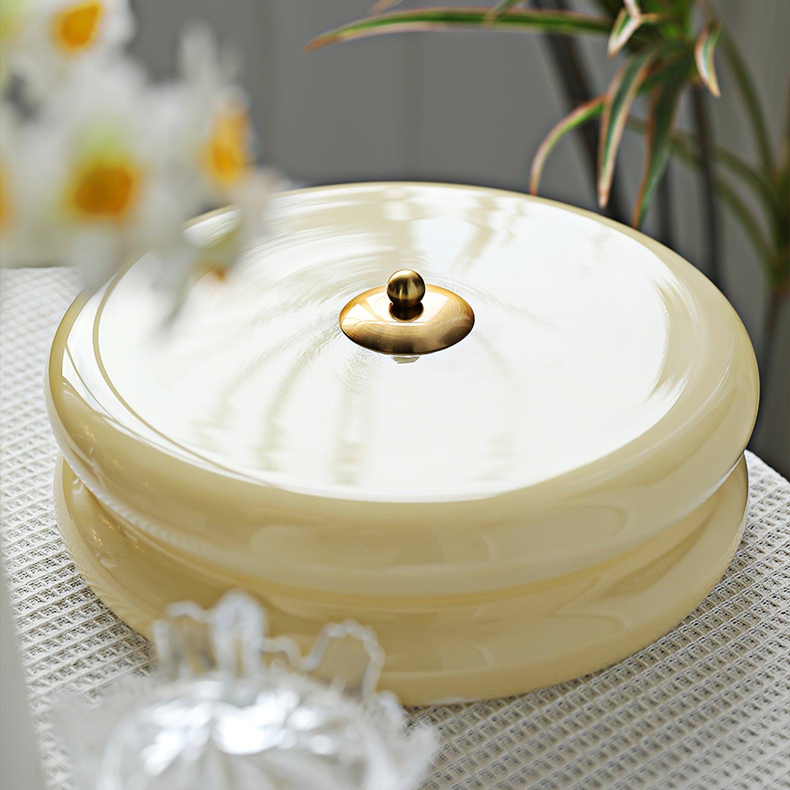 Art deco plafondlamp met geometrisch design en warm ledlicht voor stijlvolle interieurs | Restfield