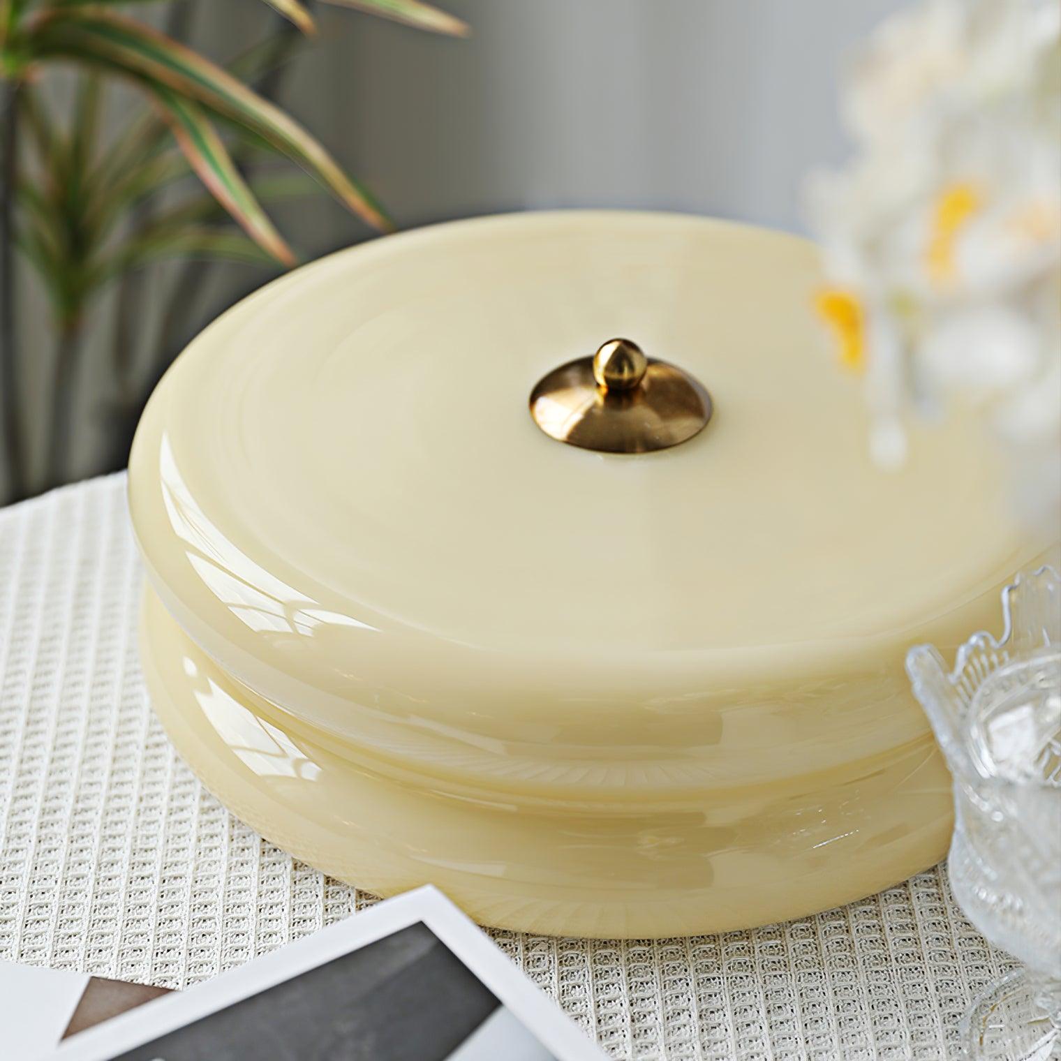 Art deco plafondlamp met geometrisch design en warm ledlicht voor stijlvolle interieurs | Restfield