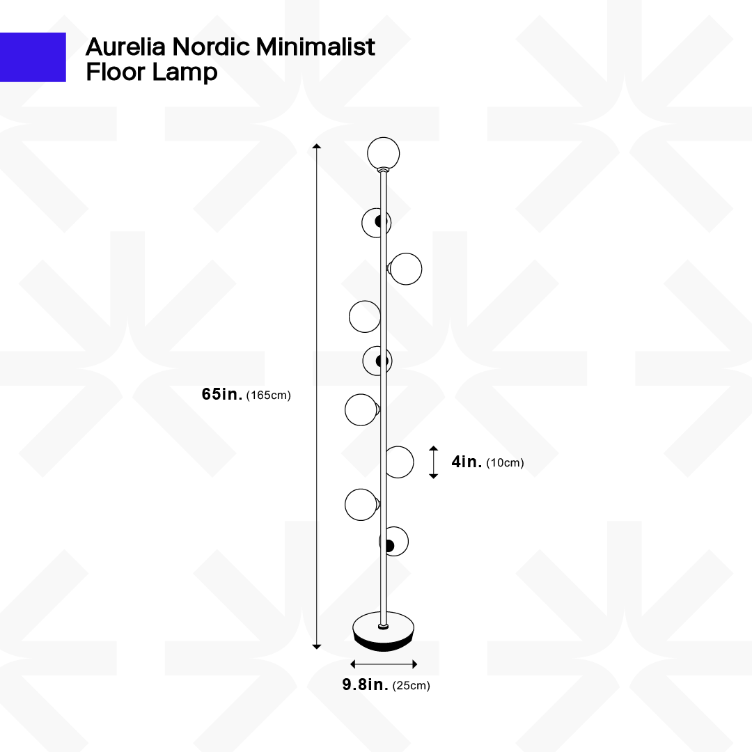 Scandinavische Minimalistische Staande Lamp Met Glazen Bollen En Warm Licht | Restfield