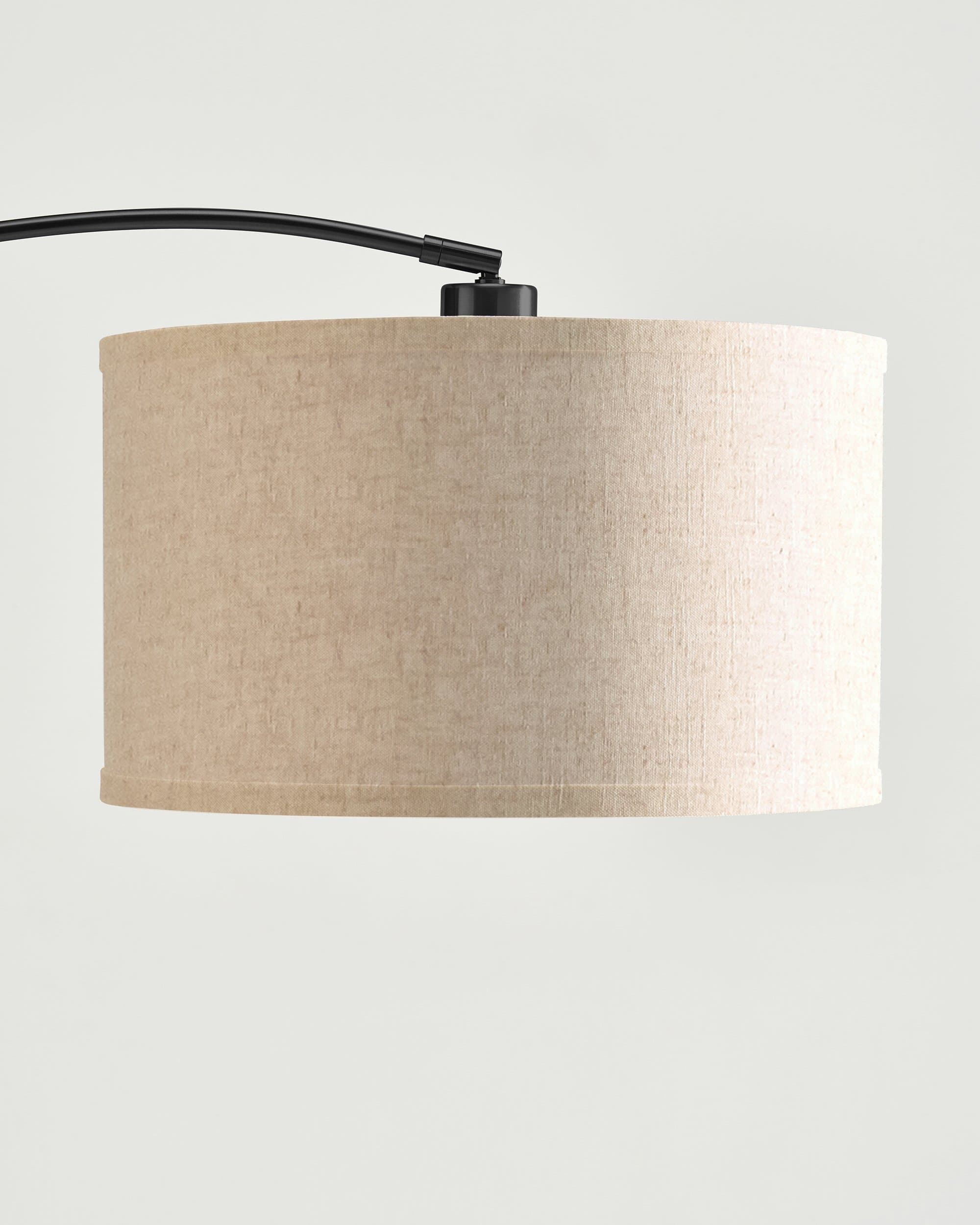 Booglamp Vloerlamp Met Marmeren Voet Messing Zwart 193cm Modern LED | Restfield