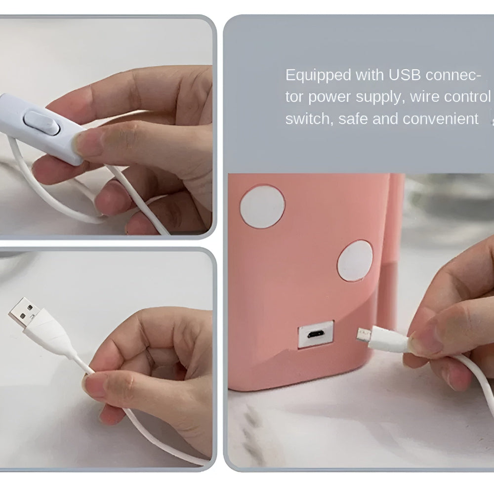 Tafellamp Meisje Bubble LED Design 25-36cm USB Sfeerverlichting | Restfield