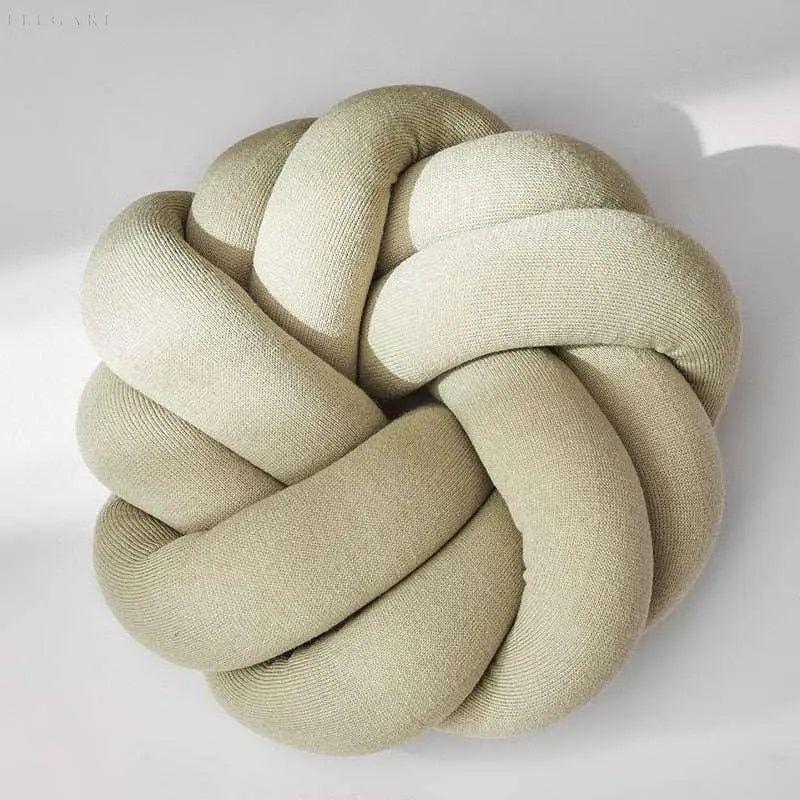 Sierkussen Knoop Rond Fluweel Decoratief 30cm Scandinavisch | Restfield