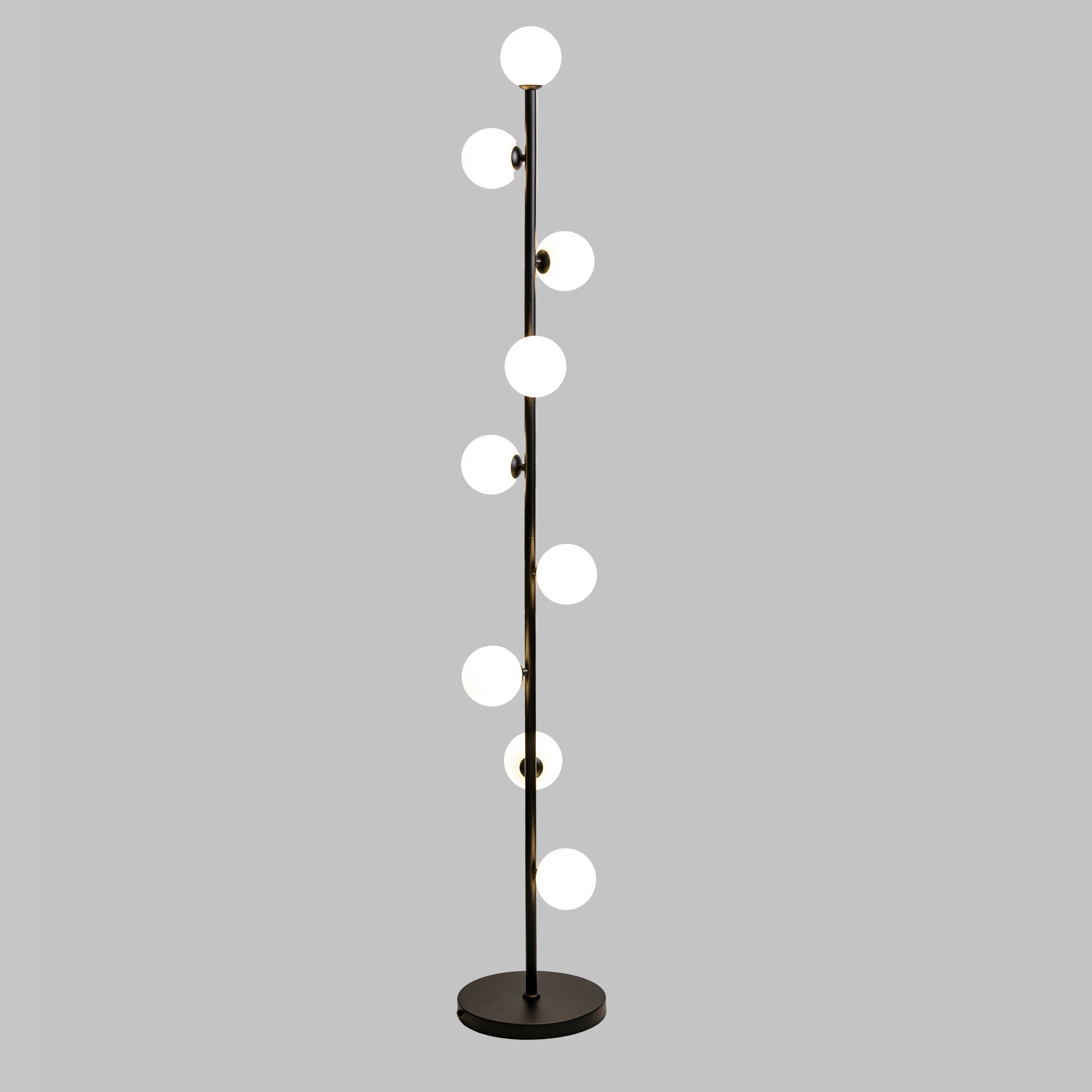 Scandinavische Minimalistische Staande Lamp Met Glazen Bollen En Warm Licht | Restfield