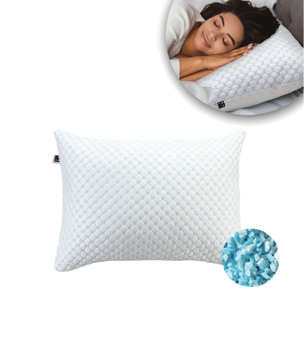 Restfield | Ergonomisch Hoofdkussen van Traagschuim – Verkoelend & Aanpasbaar | Restfield