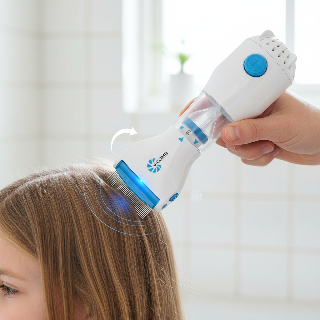 Luizenverwijderaar Elektrisch Met Vacuüm En Led Licht | Restfield