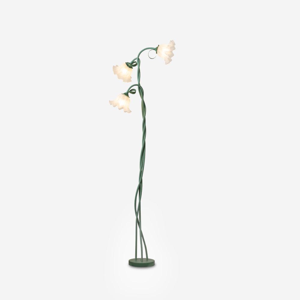 Bloemvormige vloerlamp met sculpturaal design | Restfield