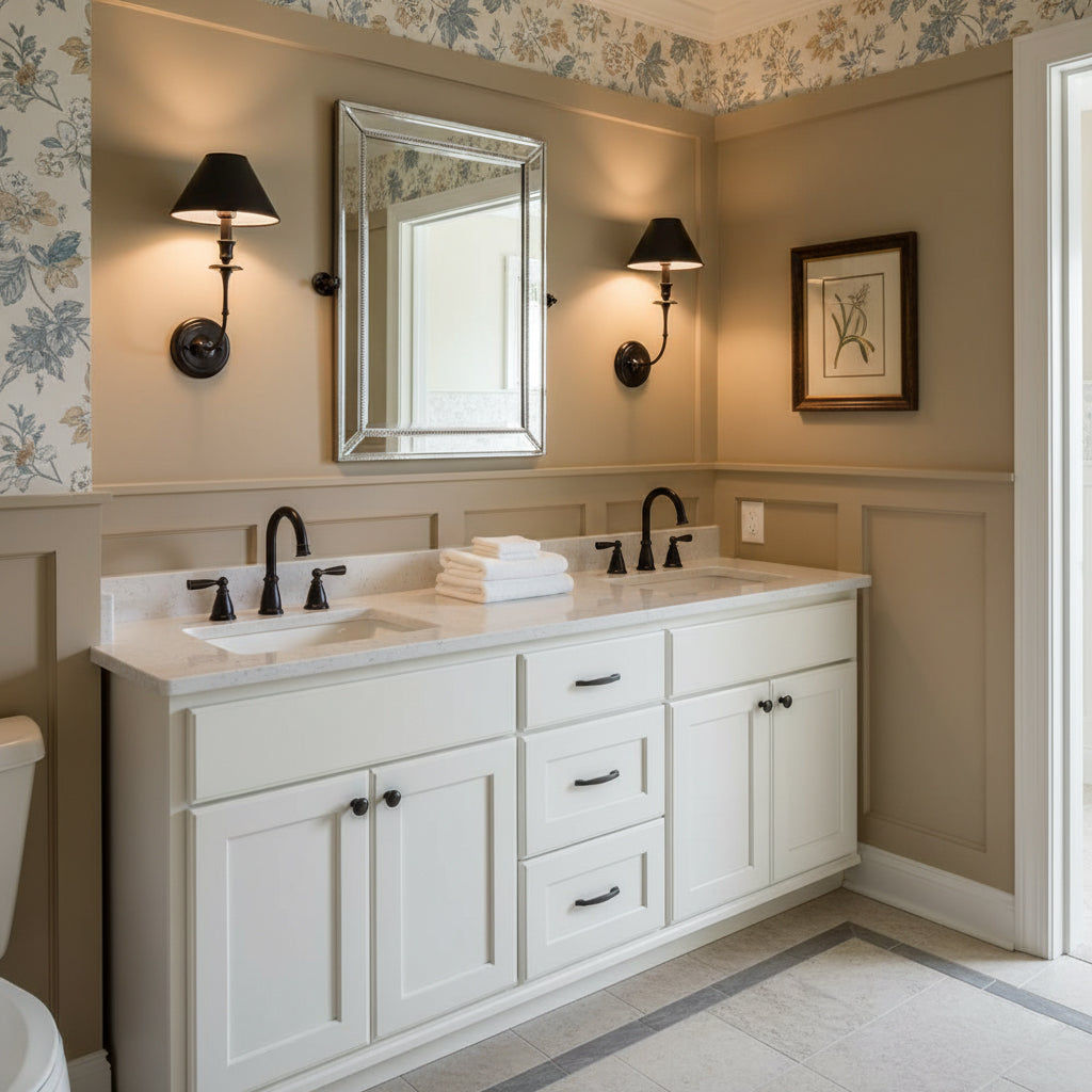 Moderne Wandlamp met Zwarte Stoffen Kap in Messing, Nikkel of Zwart – 1 of 2 Lichtpunten Design Verlichting | Restfield