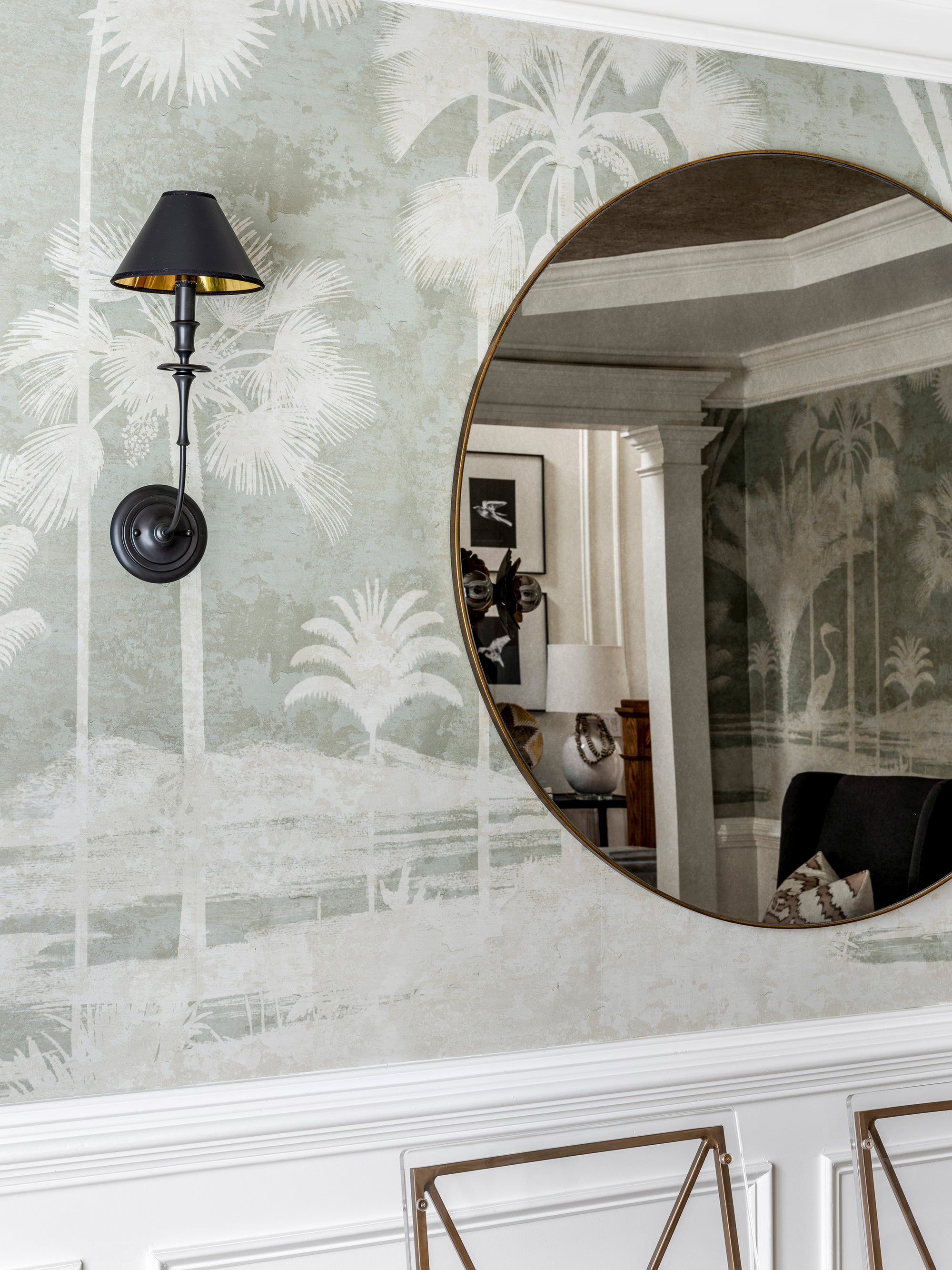 Moderne Wandlamp met Zwarte Stoffen Kap in Messing, Nikkel of Zwart – 1 of 2 Lichtpunten Design Verlichting | Restfield