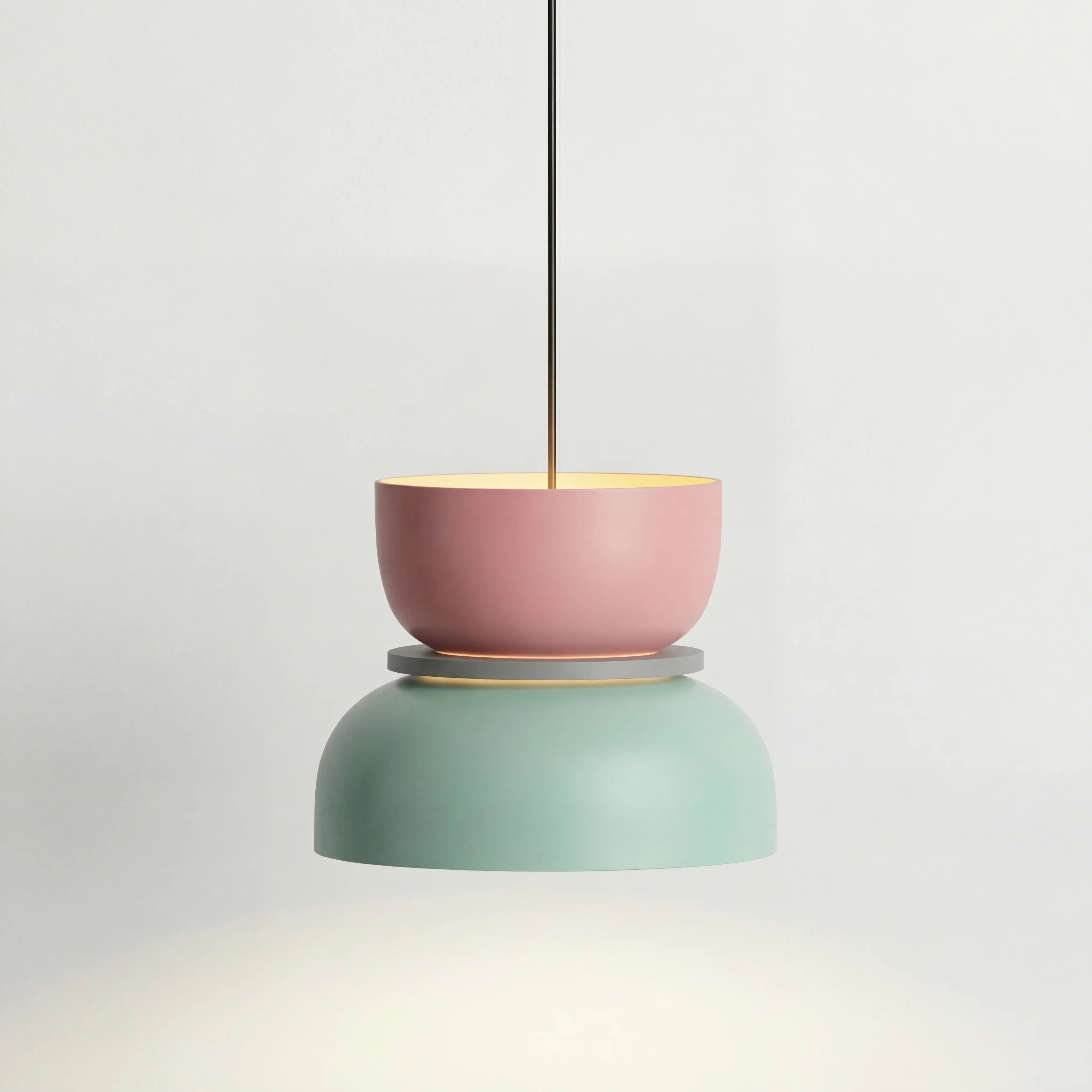 Hanglamp Nordic Color Block Aluminium Acryl Macaron 29cm E27 | Restfield