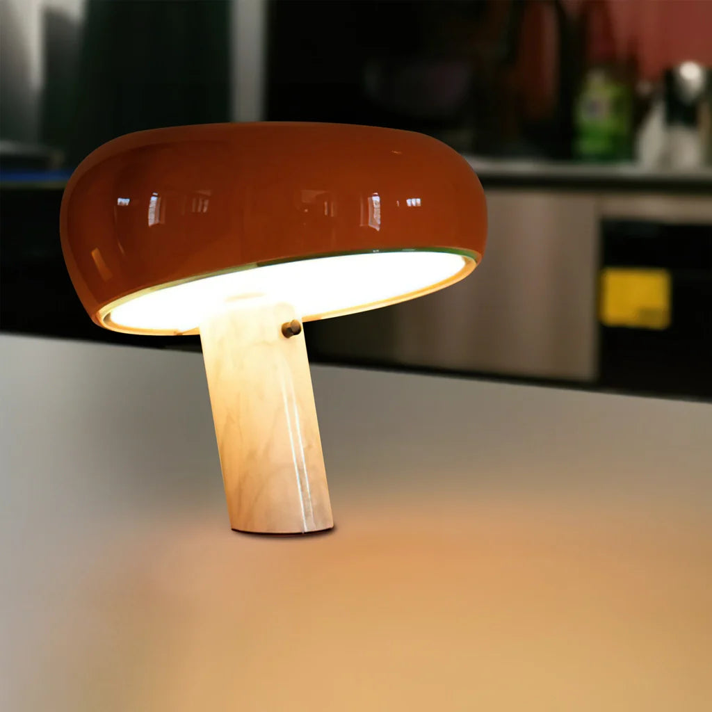 Design Tafellamp met Marmeren Voet – Warm Licht voor Woonkamer & Slaapkamer | Restfield