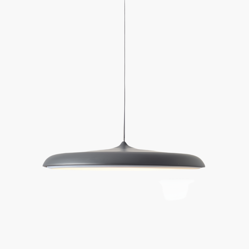 Scandinavische ultradunne schijfvormige hanglamp met diffuus ledlicht voor moderne interieurs | Restfield
