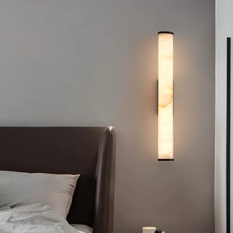 Wandlamp Marmerlook Koper LED 1 Licht Minimalistisch Modern Design