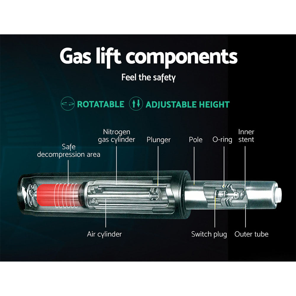 Ergonomische Bureaustoel met Ademend Mesh en Verstelbare Hoogte – Zwart Chroom Design | Restfield