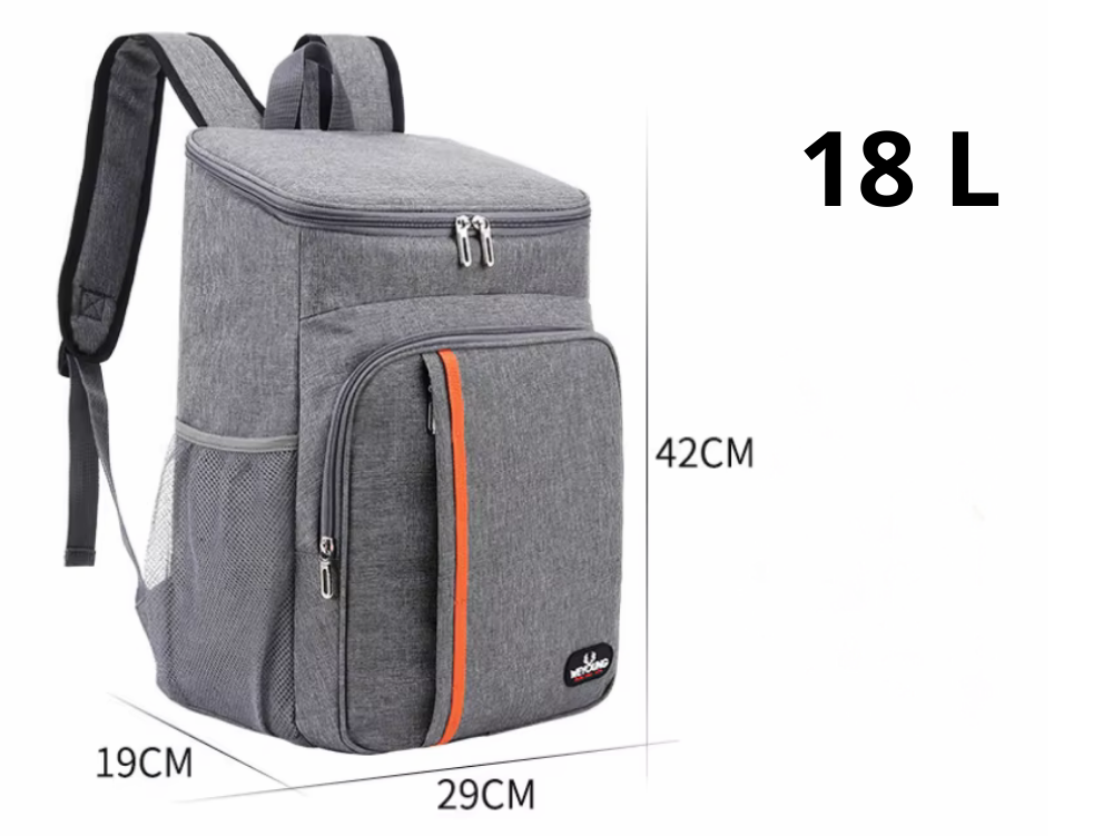 Kühlrucksack 18L 30L Isoliert 16 Stunden Kalt Oxford Nylon Picknick Camping Strand