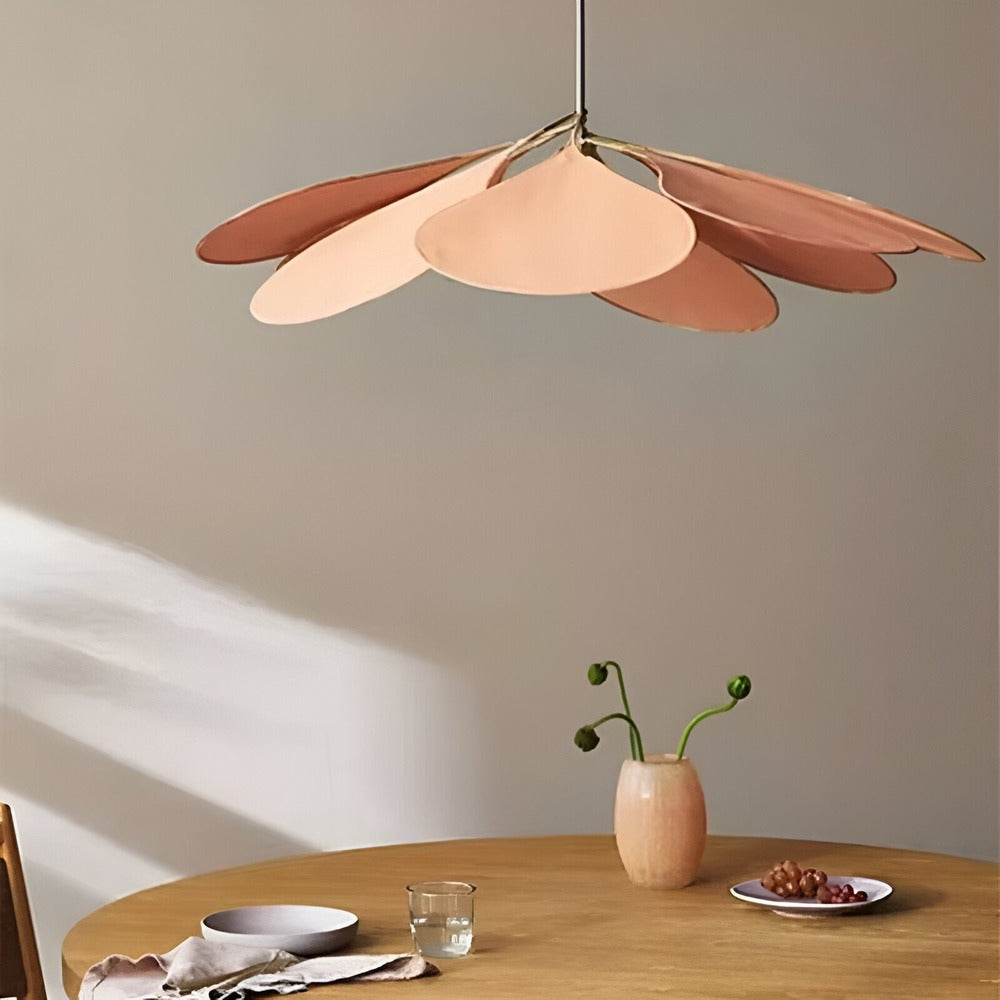 Hanglamp Bloem Stof Vintage E27 Warm Wit 50-80cm Woonkamer Slaapkamer Eetkamer
