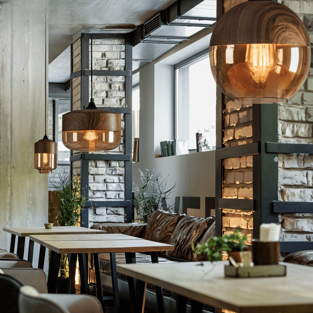 Hanglamp Retro Glas Scandinavisch Metaal Amber Verstelbaar E27 | Restfield