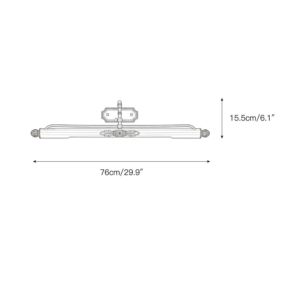 Messing Schilderij Wandlamp met Geïntegreerde Verlichting – Luxe Galerijverlichting in Antiek Messing | Restfield